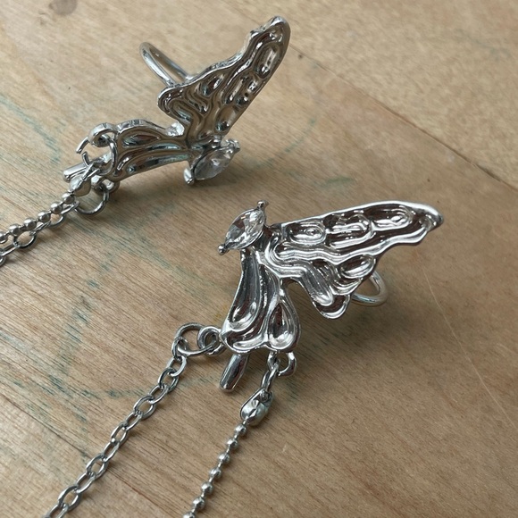 Ear bone clip ear hanging earrings - Picture 2 of 5